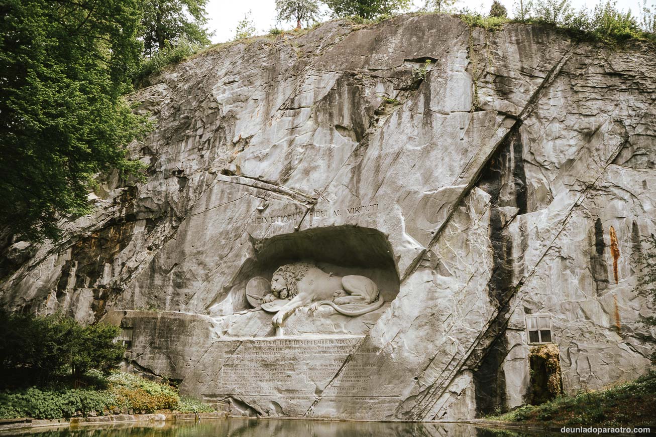 Monumento al León, una escultura con mucho simbolismo que ver en Lucerna