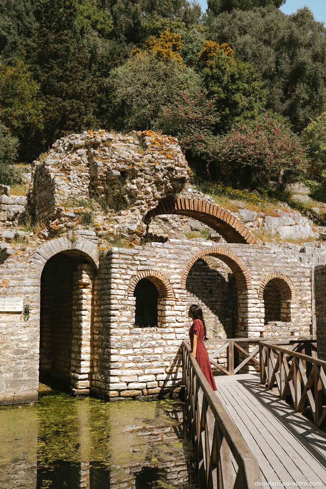 Templo de Asclepio, uno de los lugares más interesantes que ver en Butrinto