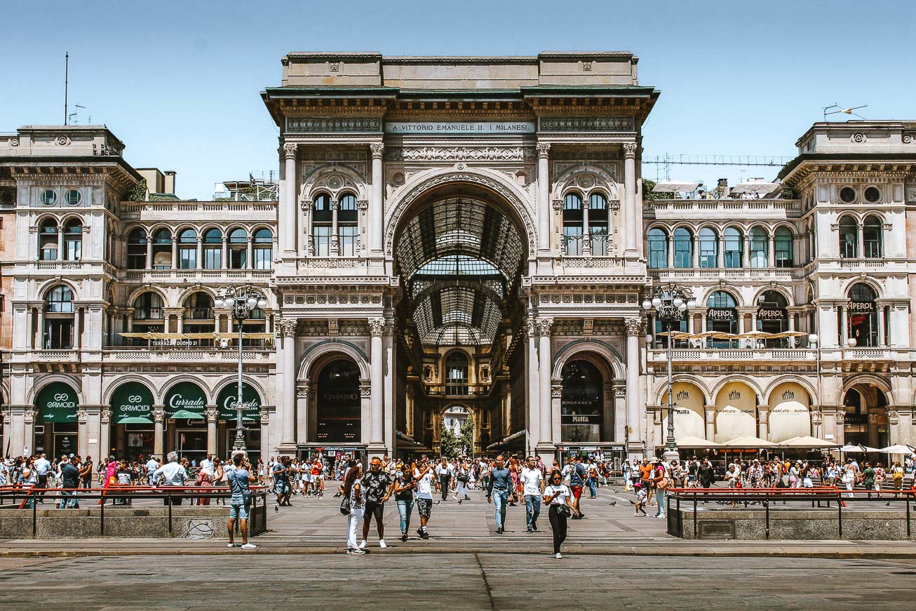 Galería Vittorio Emanuele II, un espacio con mucho glamour que ver en Milán en 2 días
