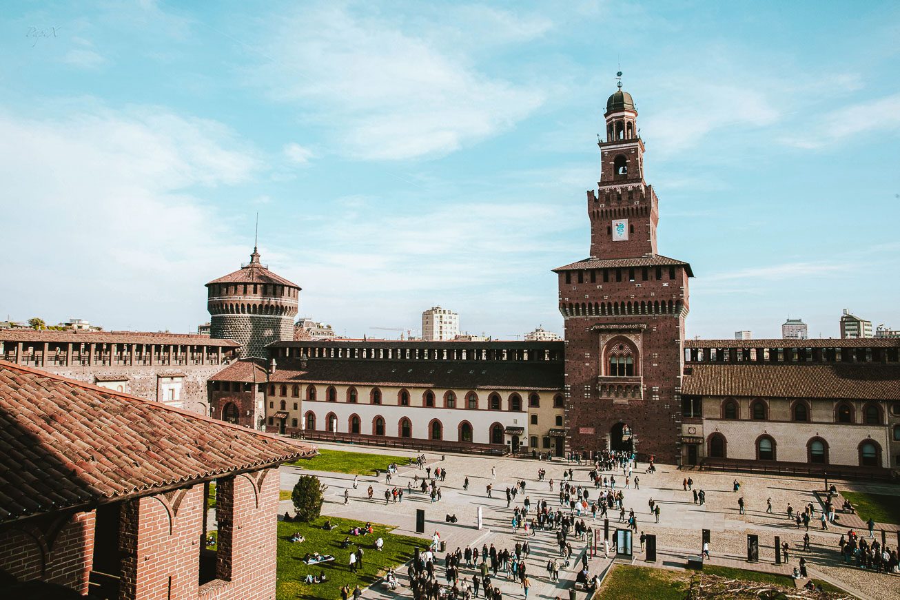 Castillo Sforzesco, un edificio histórico que no te puedes perder en Milán en 2 días