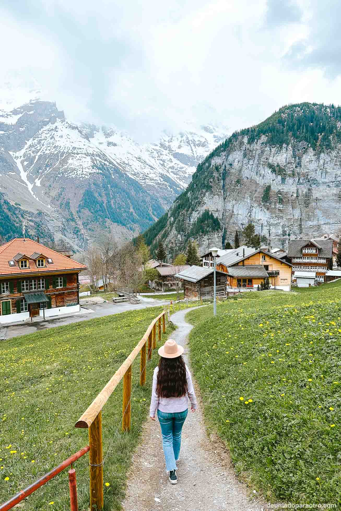 Sendero de Mürren hasta Gimmelwald