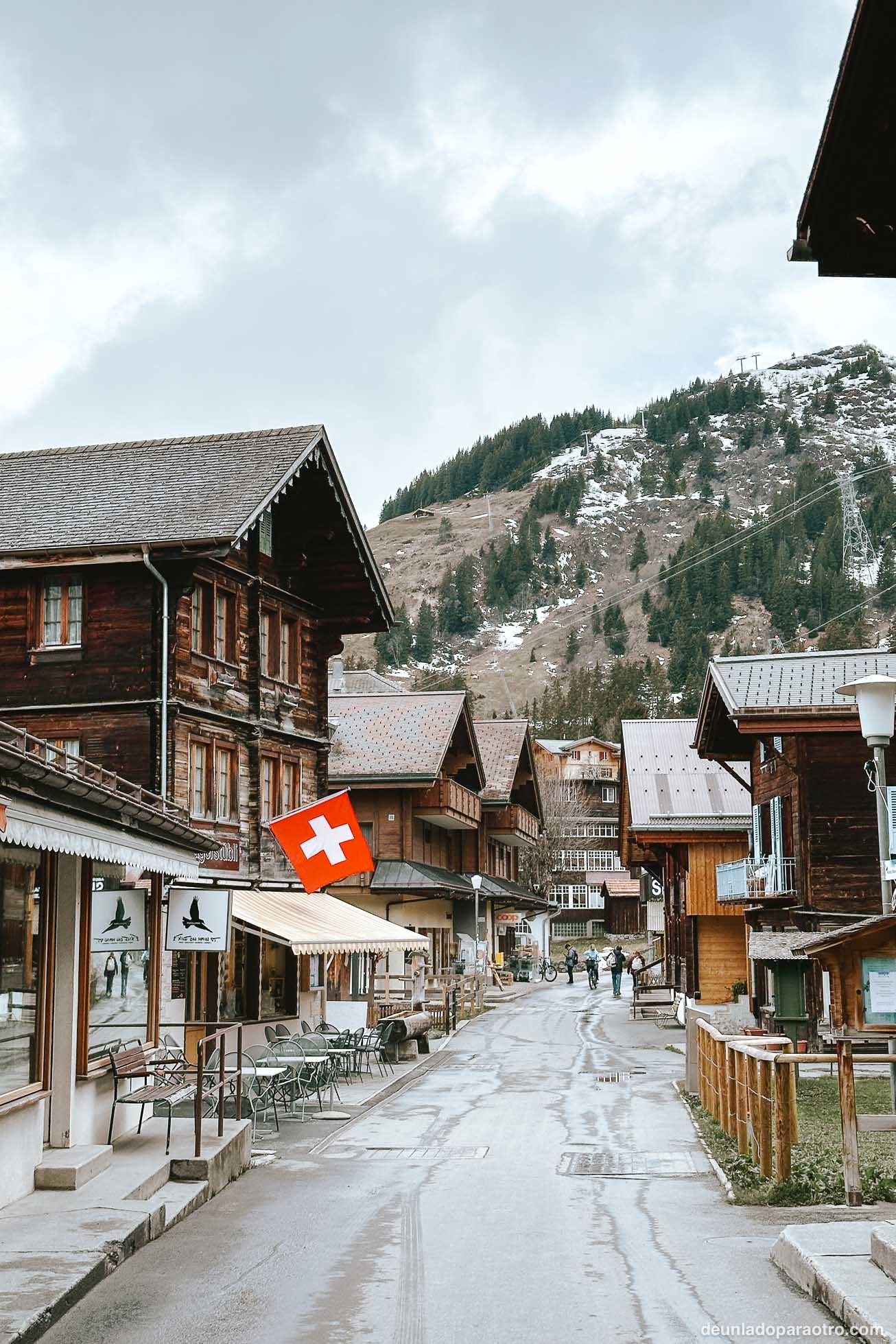 Mürren, uno de los pueblos más bonitos de Suiza con mejores vistas