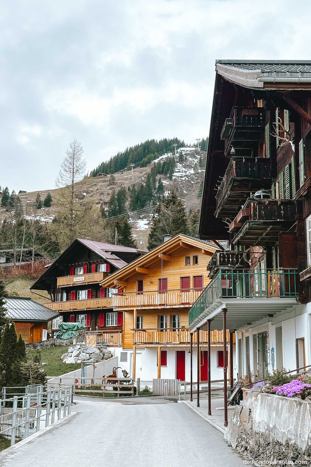 Mürren, uno de los pueblos más bonitos de Suiza con mejores vistas