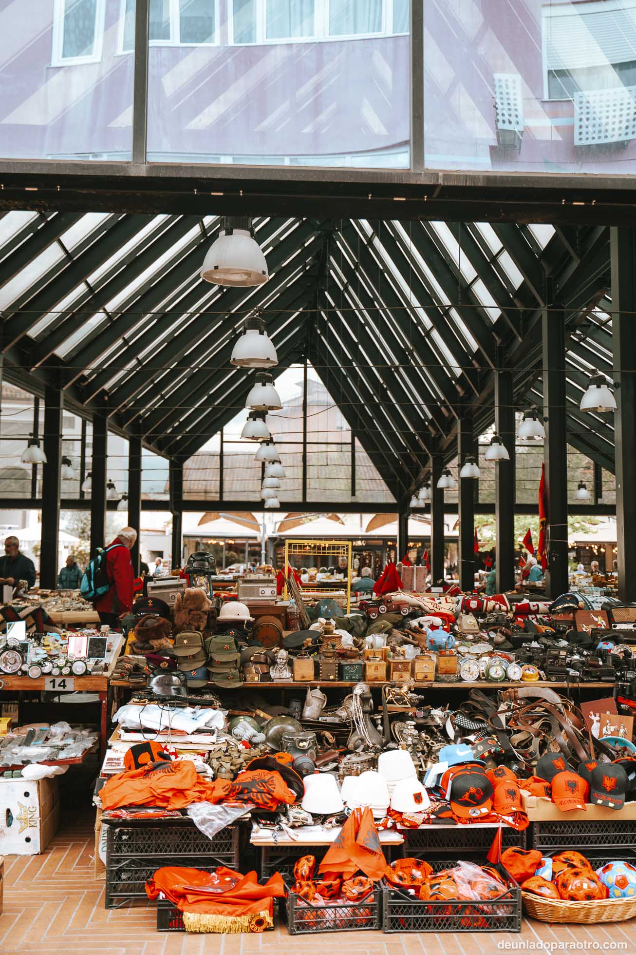 Nuevo Mercado, un bonito mercado cubierto que ver en Tirana