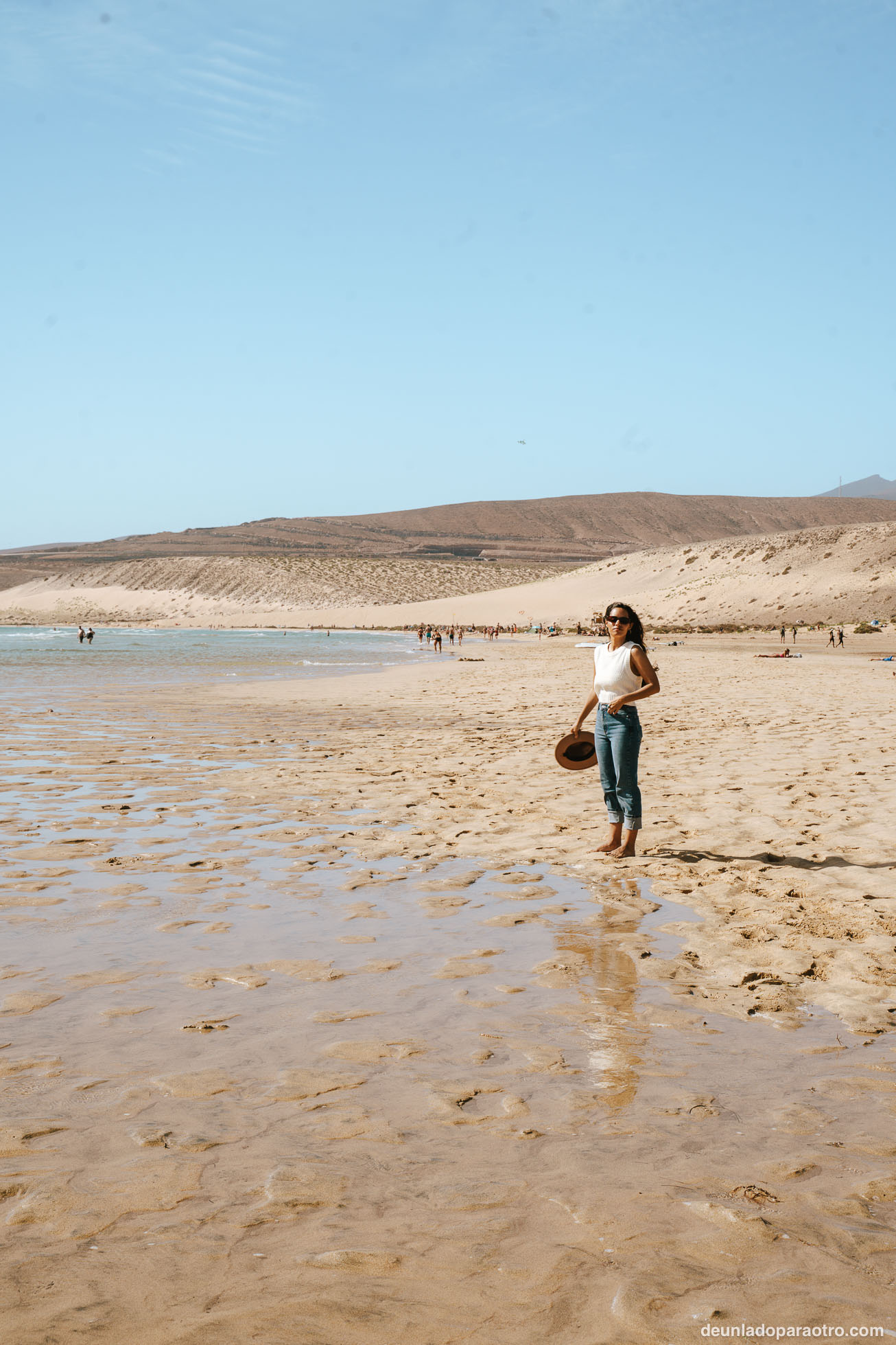 Visitar la playa de Sotavento, una de las mejores cosas que hacer en tu ruta por Fuerteventura en 3 días