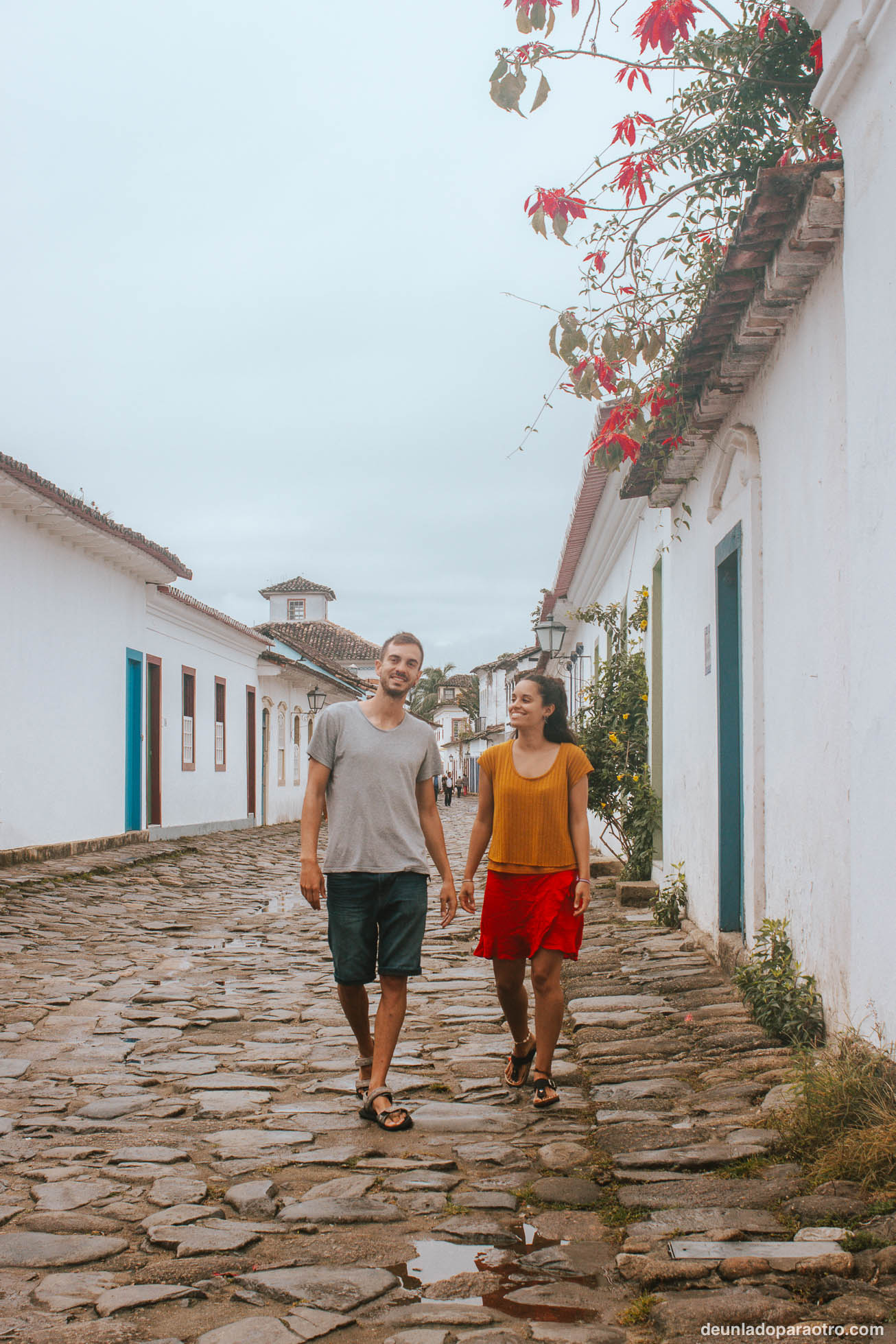 La mejor manera de moverse por Paraty es a pie