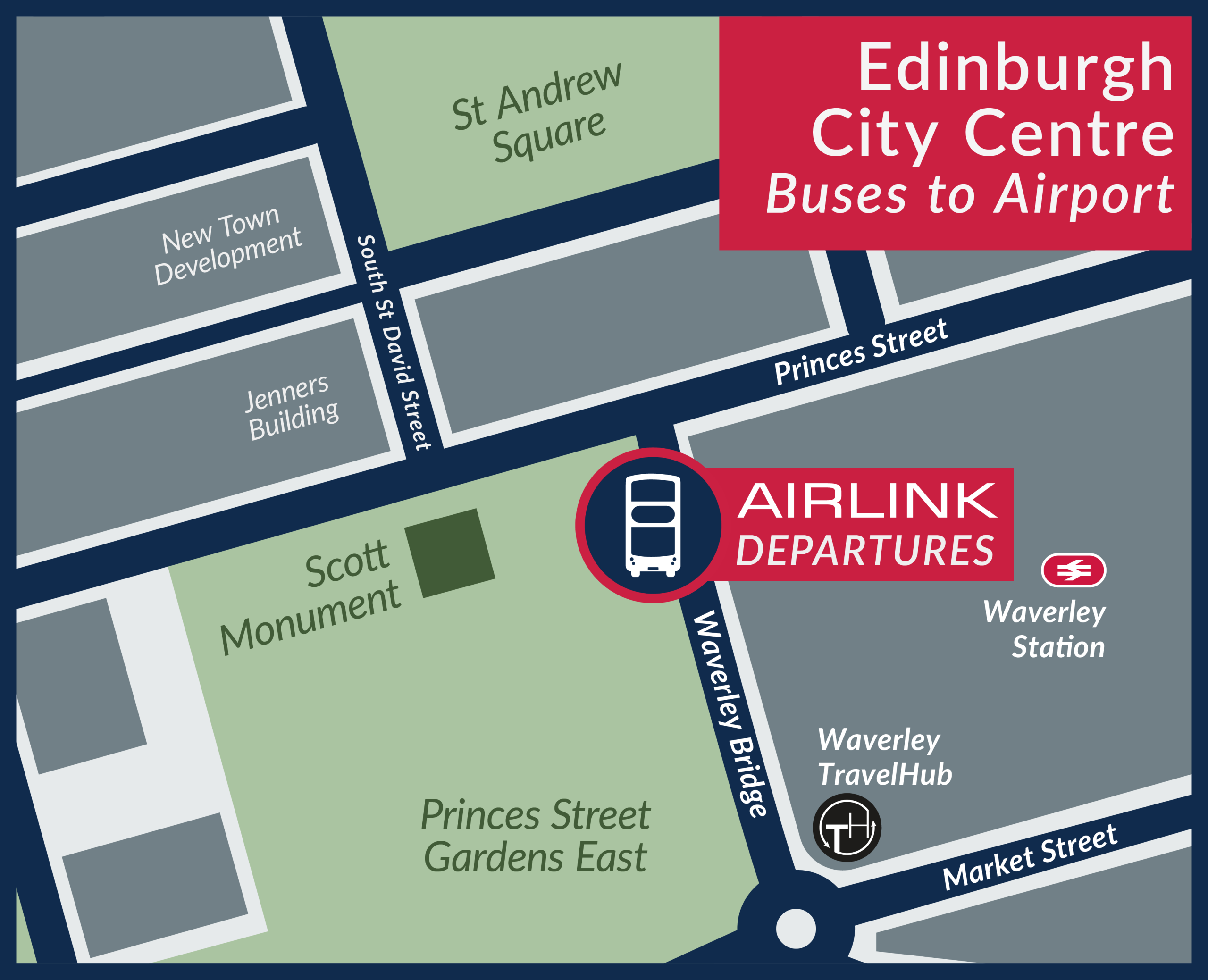 Autobús, la mejor opción para ir del aeropuerto de Edimburgo al centro